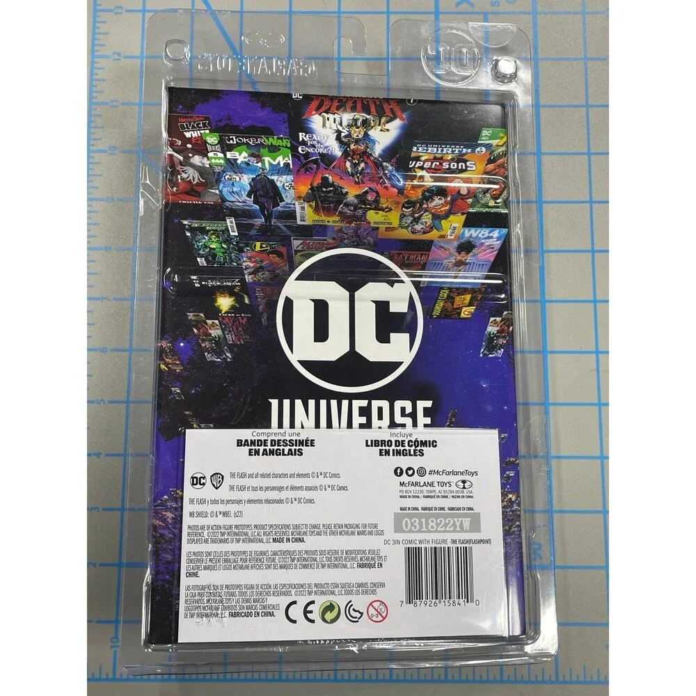 DC Direct Page Punchers Flashpoint The Flash Action Figure with Comic McFarlane